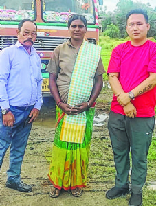 Woman driver feted