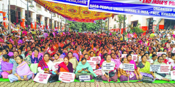Abduction and butchering of six Naga men Khwairamband protest cries for justice