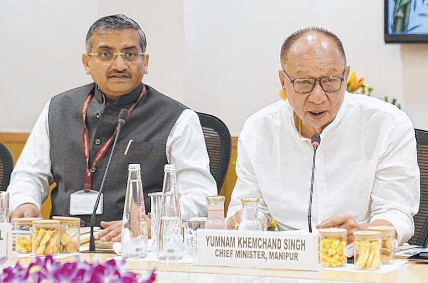 Chief Minister Yumnam Khemchand Chief Minister Yumnam Khemchand